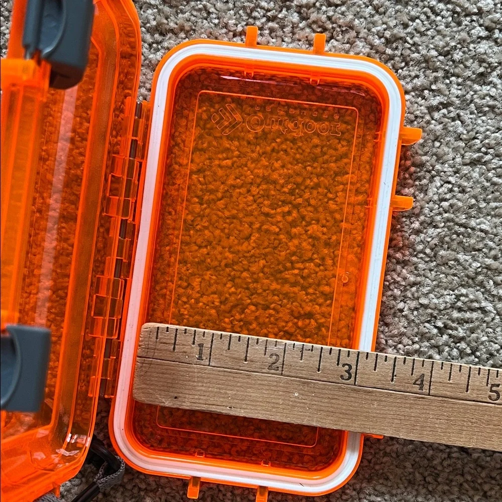 Orange Waterproof Protective Phone Case with Strap (Outdoor Products)